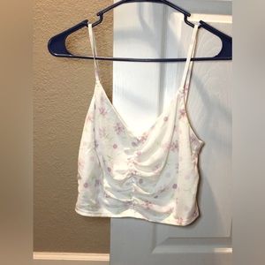MEDIUM Purple Flower Cami Top